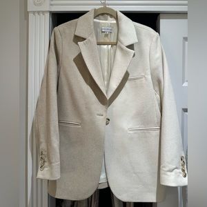 Something Navy Two-Toned Blazer